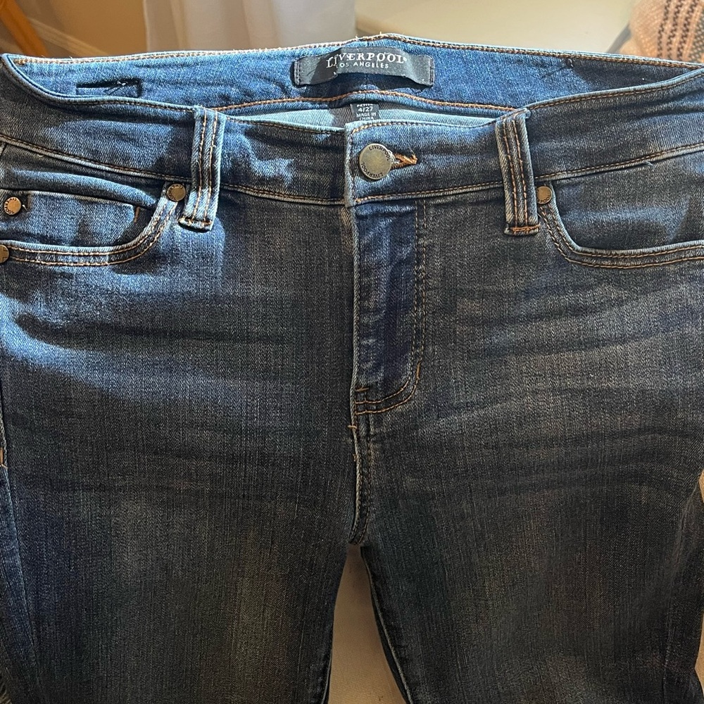 Liverpool “Abby” Women's Dark Blue Skinny Jeans